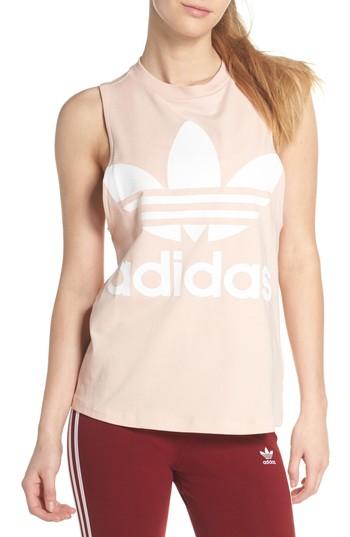 Women's Adidas Originals Trefoil Tank - Pink