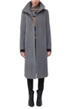 Women's Akris Punto Wool & Cashmere Coat - Grey