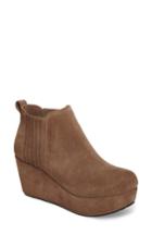 Women's Chocolat Blu Walden Wedge Bootie M - Brown