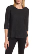 Women's Eileen Fisher Ribbed Merino Wool Sweater, Size - Grey
