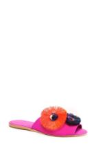 Women's Loeffler Randall Kiki Flower Slide Sandal M - Pink