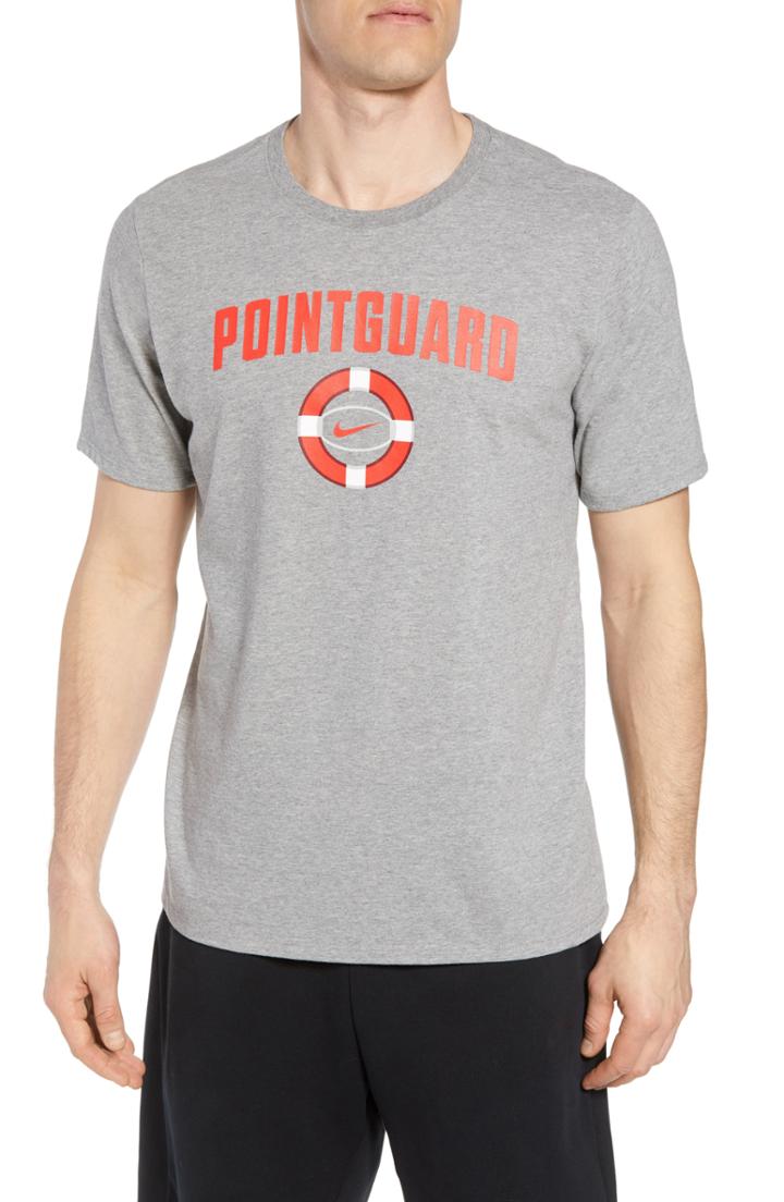 Men's Nike Dry Pointguard Graphic T-shirt, Size - Grey