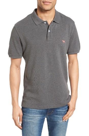 Men's Rodd & Gunn 'the Gunn' Pique Sports Fit Cotton Polo - Grey