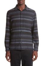 Men's Eidos Napoli Mix Stripe Shirt - Blue