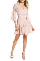 Women's French Connection Hallie Ruffle Dress - Pink
