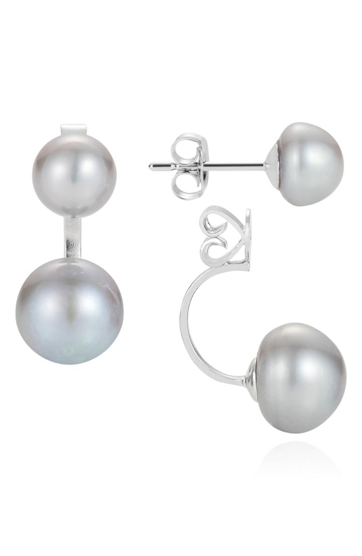 Women's Claudia Bradby Pearl Duo Earrings