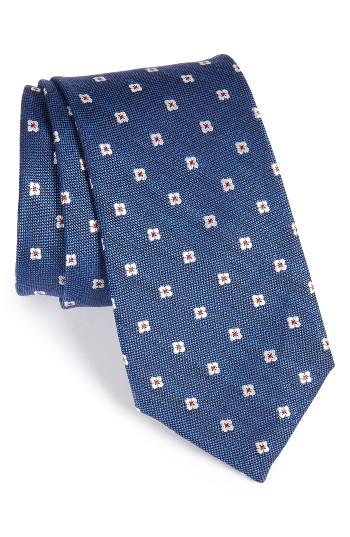 Men's Strong Suit Floral Linen & Silk Tie