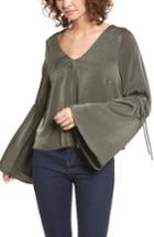 Women's Bp. Flare Sleeve Top - Green