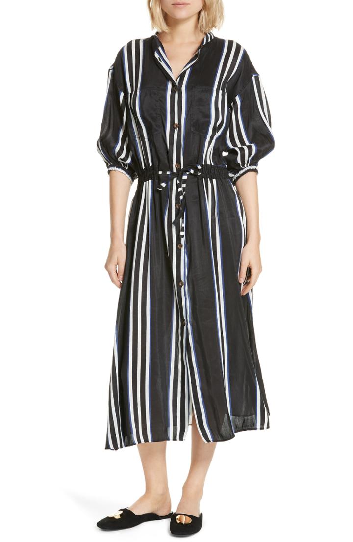 Women's Apiece Apart Kimono Shirtdress - Black