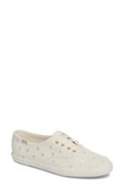Women's Keds For Kate Spade New York Champion Dancing Dot Sneaker M - White