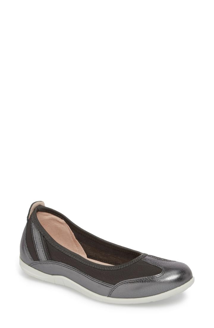 Women's Ecco 'bluma' Ballet Sneaker -6.5us / 37eu - Blue