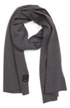 Men's Canada Goose Classic Wool Scarf, Size - Grey