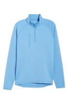 Men's Bobby Jones Xh2o Crawford Stretch Quarter Zip Golf Pullover - Blue