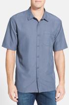 Men's Jack O'neill 'ixtapa' Regular Fit Short Sleeve Woven Sport Shirt, Size - Blue