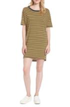 Women's Stateside Mustard Stripe T-shirt Dress