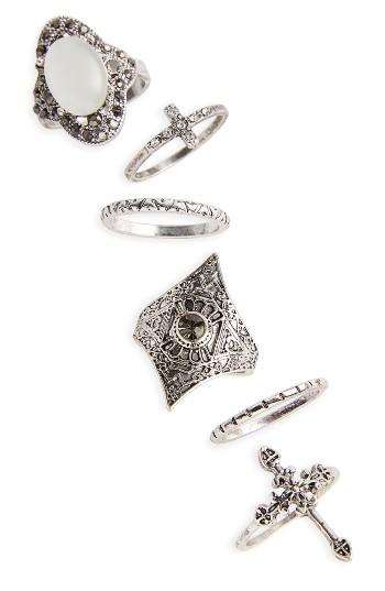 Women's Topshop Heat 6-pack Rings