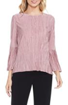 Women's Vince Camuto Pleated Knit Top - Pink