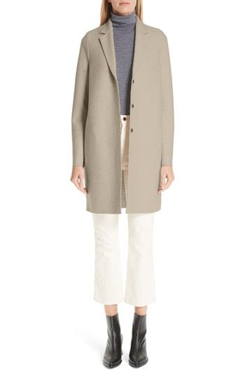 Women's Harris Wharf London Classic Cocoon Coat Us / 40 It - White