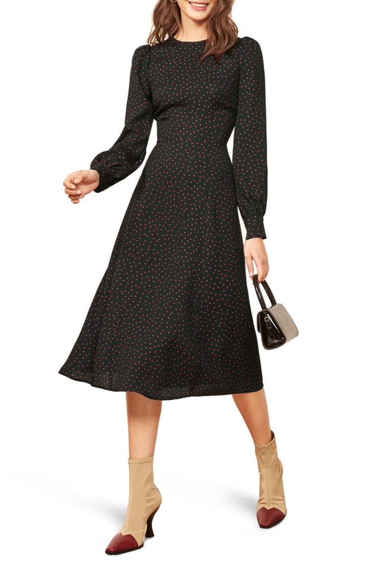 Women's Reformation Josephine Midi Dress