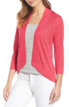 Women's Tommy Bahama Lea Linen Cardigan - Pink