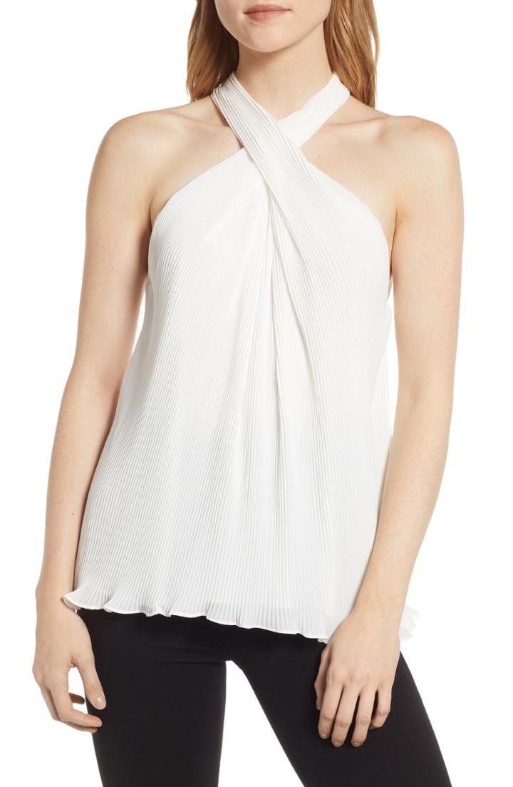 Women's Rachel Roy Collection Pleated Halter Top