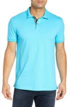 Men's Jared Lang Pique Polo - Blue/green