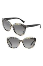 Women's Tiffany & Co. 54mm Gradient Cat Eye Sunglasses - Beige Havana Gradient