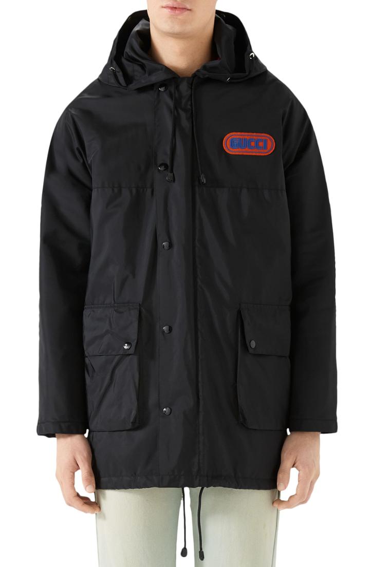Men's Gucci Panama Nylon Parka