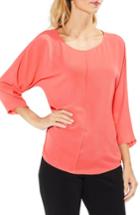 Women's Vince Camuto Center Seam Blouse, Size - Orange