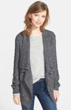 Women's Chaus Multi-stitch Marled Cardigan
