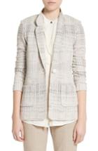 Women's St. John Collection Lara Knit Blazer - Grey