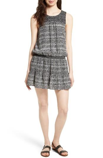 Women's Joie Leilou Silk Blouson Dress - Black