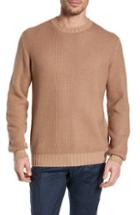 Men's Samuelsohn Thomas Merino Wool Crewneck Sweater - Beige