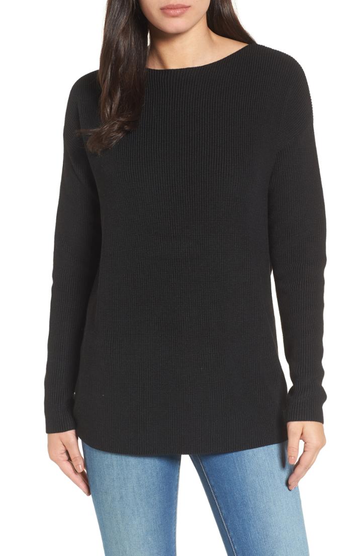 Women's Halogen Twist Back Sweater
