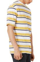 Men's Topman Oversize Stripe T-shirt - Yellow