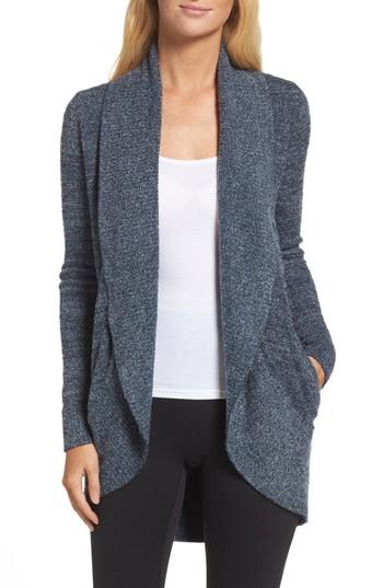Women's Barefoot Dreams Cozychic Lite Circle Cardigan - Blue