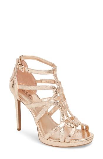Women's Michael Michael Kors Sandra Platform Sandal M - Pink