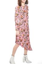 Women's Topshop Brit Ruffle Midi Dress