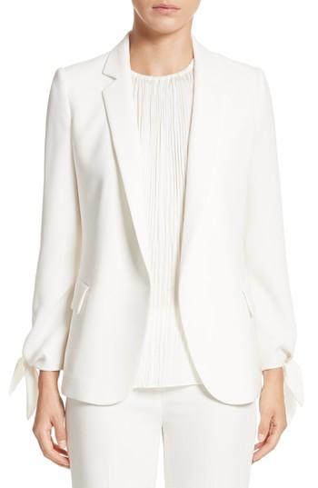 Women's Lafayette 148 New York Bria Finesse Crepe Jacket