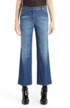 Women's Valentino Studded Wide Leg Jeans - Blue