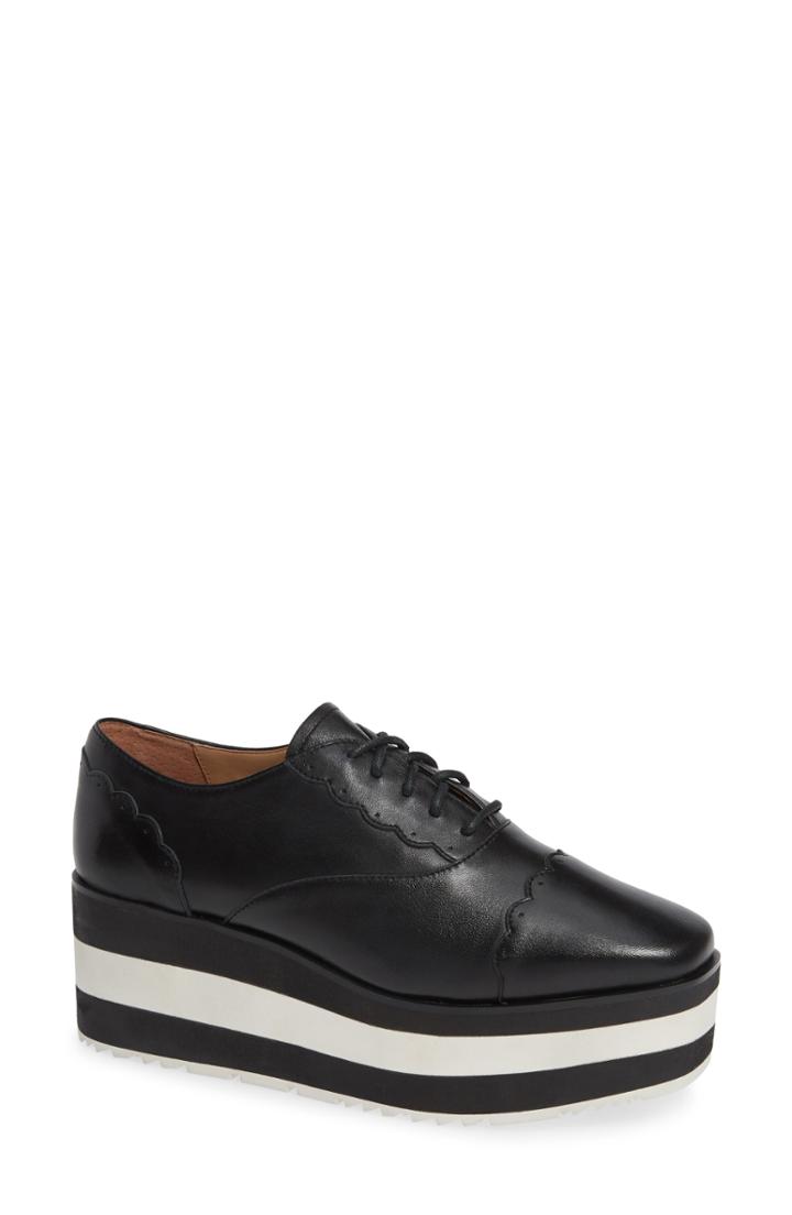Women's Linea Paolo Marissa Platform Oxford M - Black