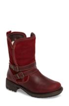 Women's Bos. & Co. 'sahara' Buckle Strap Waterproof Bootie .5-6us / 36eu - Red