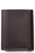 Men's Filson Leather Trifold Leather Wallet - Brown