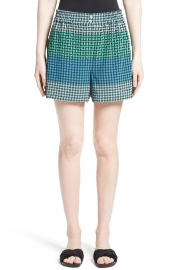 Women's Opening Ceremony Silk Foulard Shorts - Blue