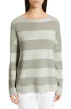 Women's Fabiana Filippi Sequin Stripe Sweater Us / 38 It - Green