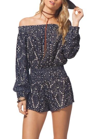 Women's Rip Curl Sun Shadow Off The Shoulder Romper