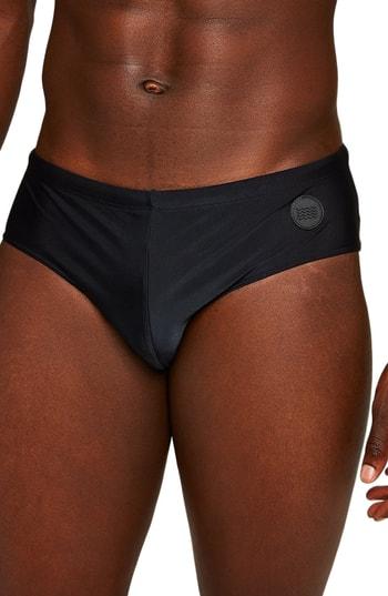 Men's Topman Swim Briefs /x-large - Black