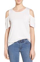 Women's Gibson Cold Shoulder Top - Ivory