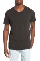 Men's Sol Angeles Essential V-neck T-shirt, Size - Black