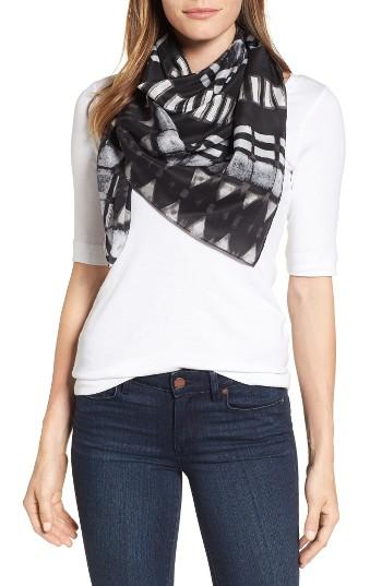 Women's Halogen Print Silk Scarf